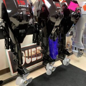 Buy Mercury 15hp ProKicker Outboard | EFI | Tiller, Electric and Manual Start, 25″ Shaft | 15EXLHPT