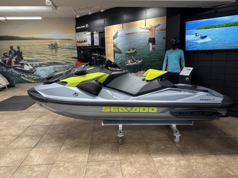 Buy 2025 Sea-Doo RXP-X 325 Tech, BRP Premium A, iBR Ice Metal / Manta Green - Image 4
