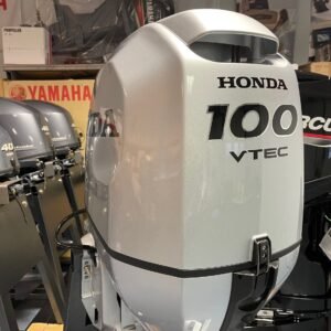 Honda 100hp Outboard For Sale | Remote Mechanical, Electric Start, 25″ Shaft | BF100A1XRT