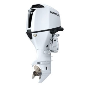 Honda 115hp White Outboard | Remote Mechanical, Electric Start, 25″ Shaft | BF115JK1XRA