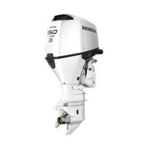 Honda 150hp White Outboard | Remote Mechanical, Electric Start, 20″ Shaft | BF150DLRA
