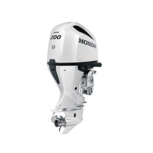 Buy 200hp Honda White Outboard | Intelligent Shift and Throttle, Electric Start, 25″ Shaft | BF200DXDA