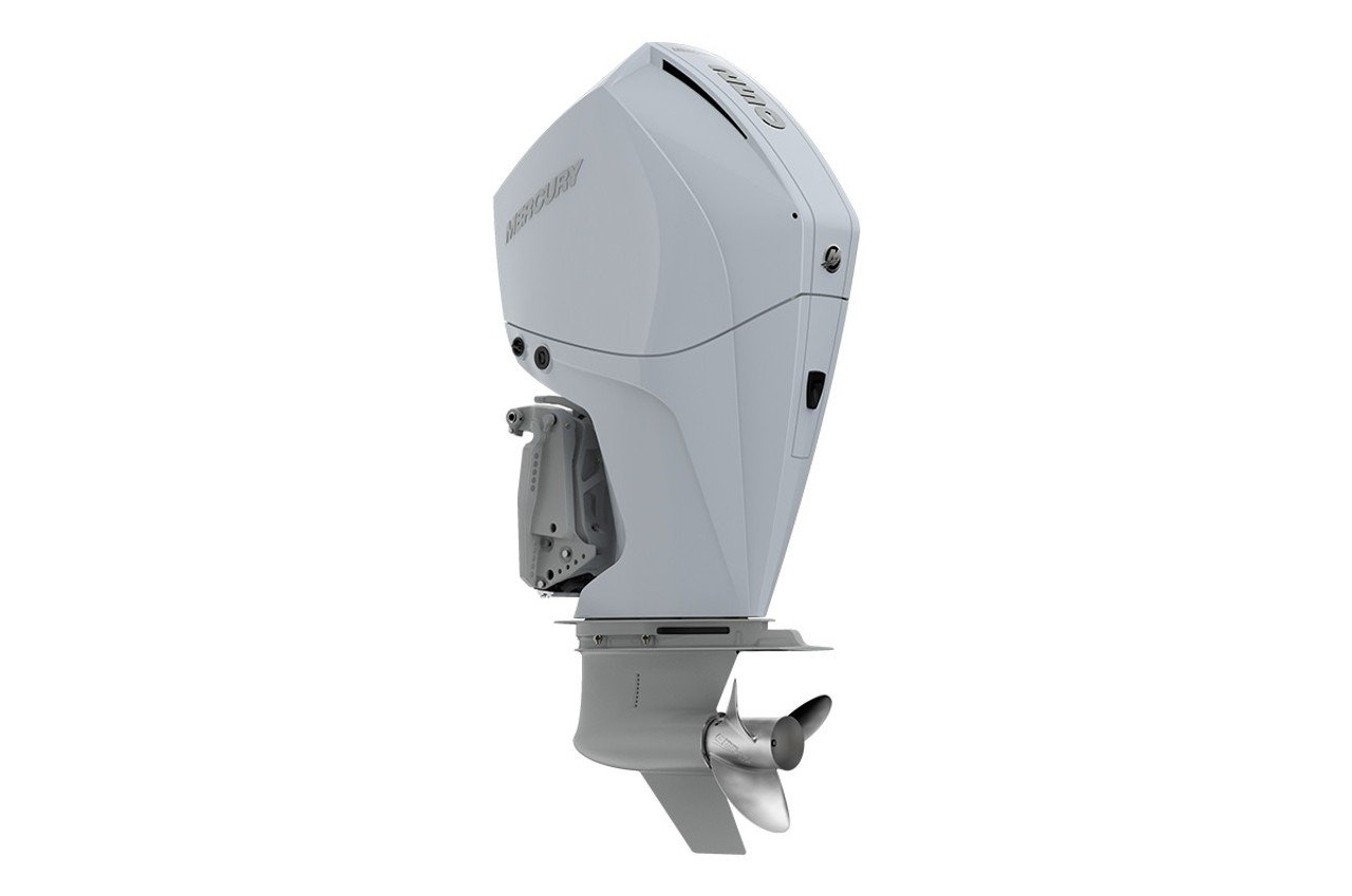 250hp Mercury White DTS Outboard | Digital Throttle and Shift, Electric Start, 20" Shaft | 250L