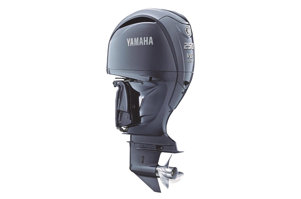 Buy 250hp Yamaha DEC Outboards | Digital Electronic Controls, 25" Shaft, Counter Rotation | LF250XCB
