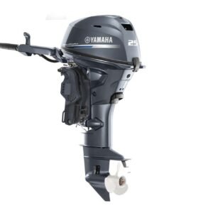 Buy Yamaha 25hp Tiller Outboard | Electric & Manual Start, 20″ Shaft | F25LWTHC