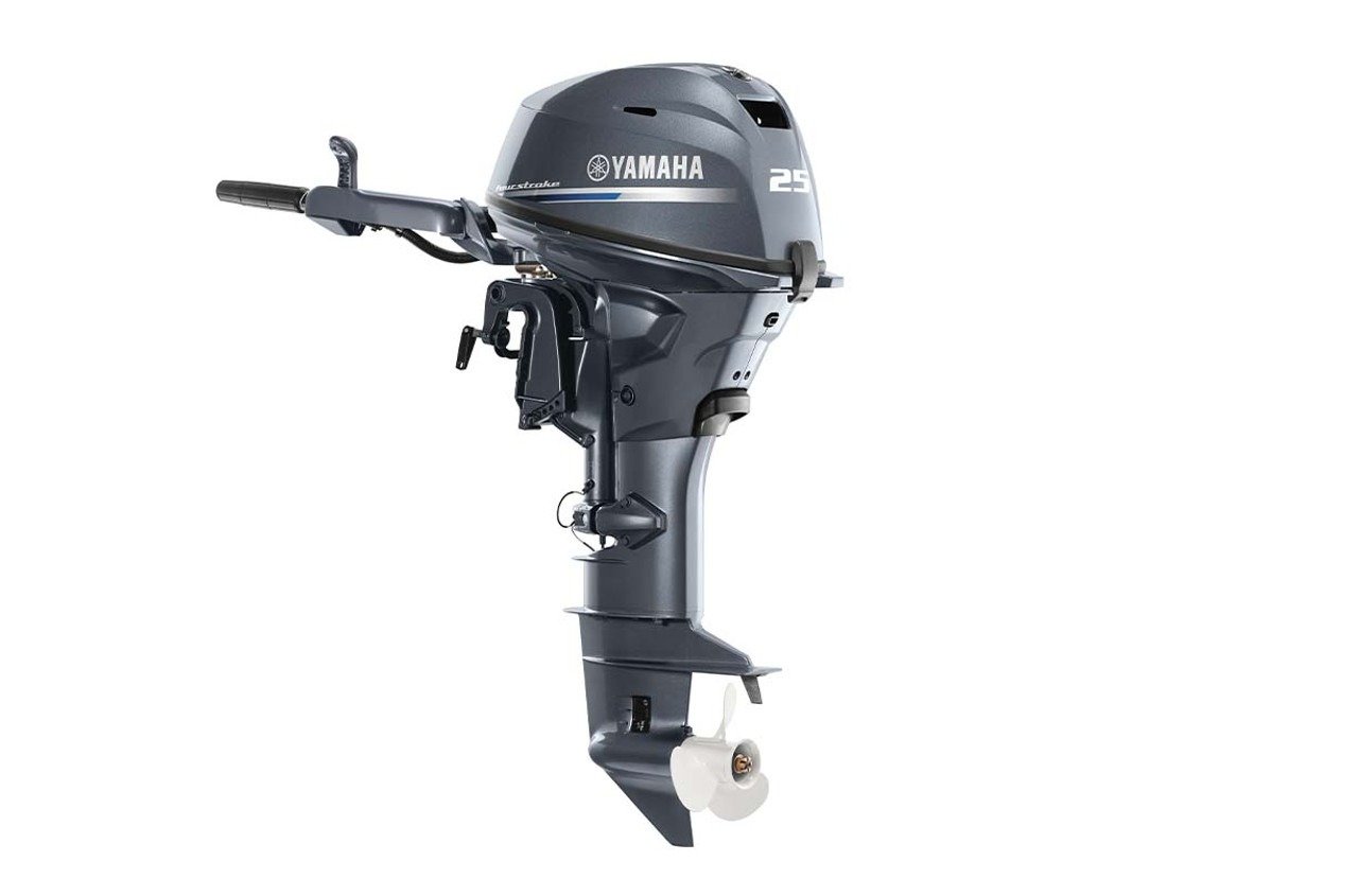 Buy Yamaha 25hp Outboard Engines | Tiller, Manual Start, 15" Shaft | F25SMHC