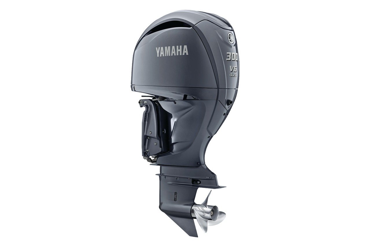 Buy 300hp Yamaha Outboard Motor | Digital Electronic Controls, 35" Shaft, Counter Rotation | LF300ECB