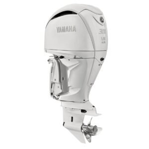 Buy 300hp Yamaha White Outboard | Digital Electronic Controls, 25″ Shaft, Counter Rotation | LF300XCB2