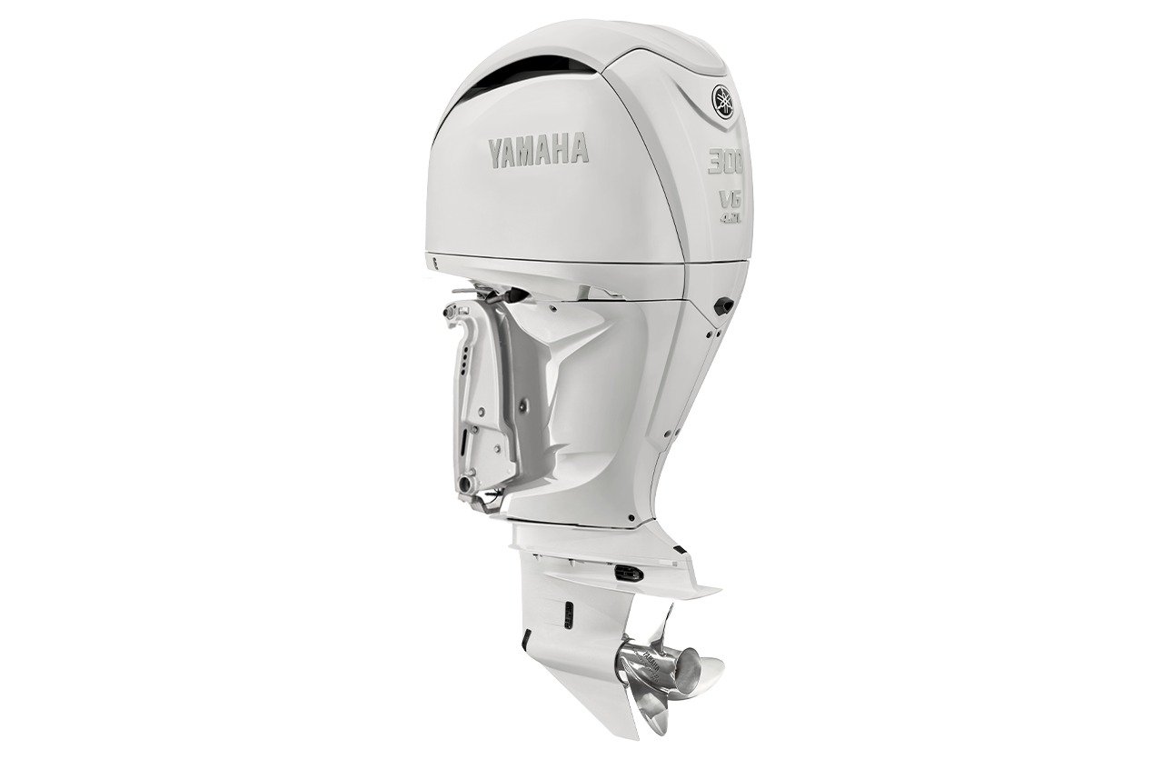 Yamaha 300hp White DEC Outboards | Digital Electronic Controls, 30" Shaft | F300USB2