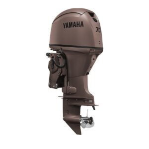 Yamaha 70hp Matte Brown Outboard | Remote Mechanical, 20″ Shaft | F70LB3